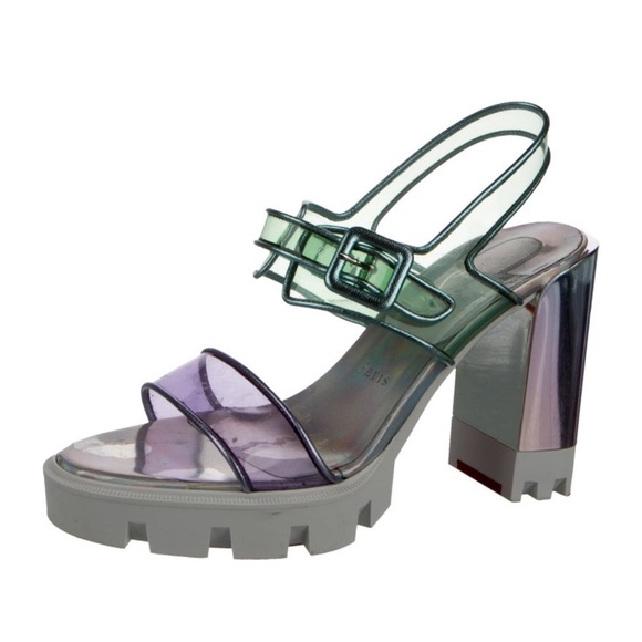 Christian Louboutin PVC Heel Sandals - Picture 3 of 5